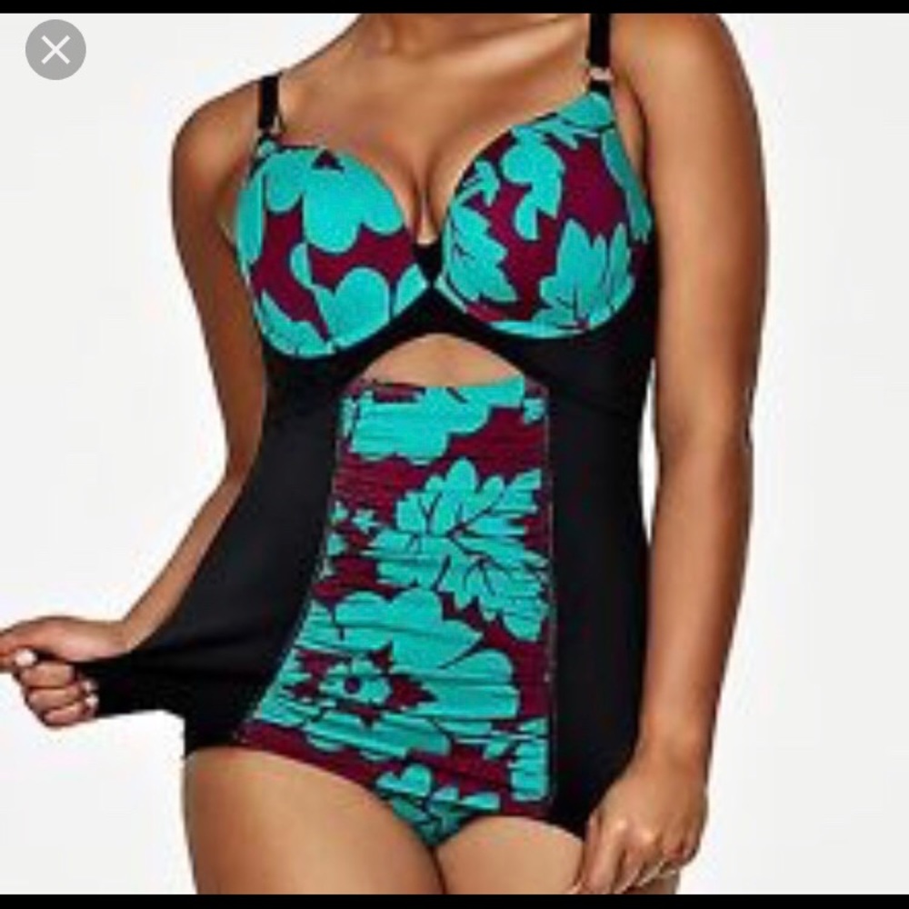Sophia Theallet Lane bryant tankini swimsuit 16